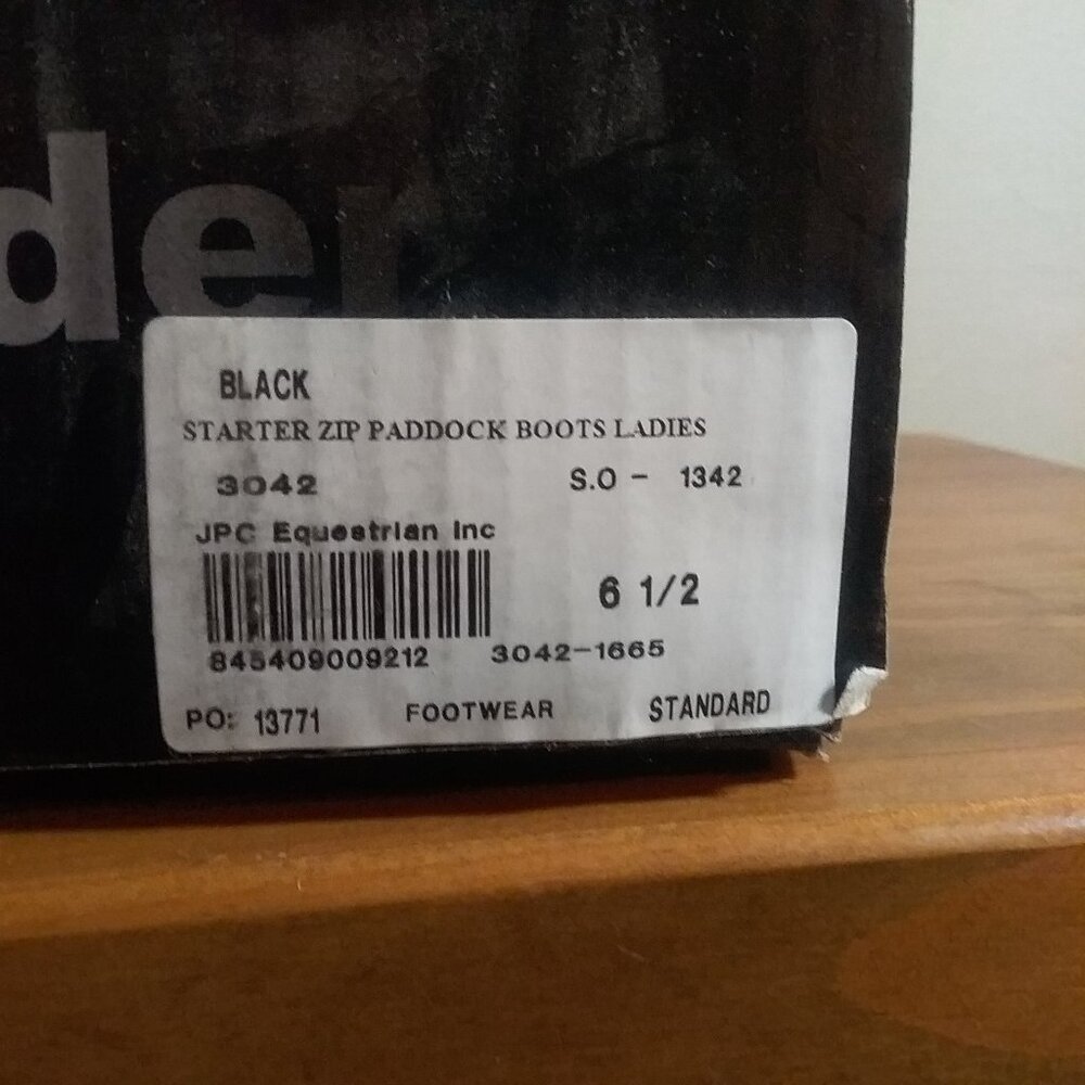 NWB, NWT Tuff Rider starter zip paddock boots - Picture 10 of 10